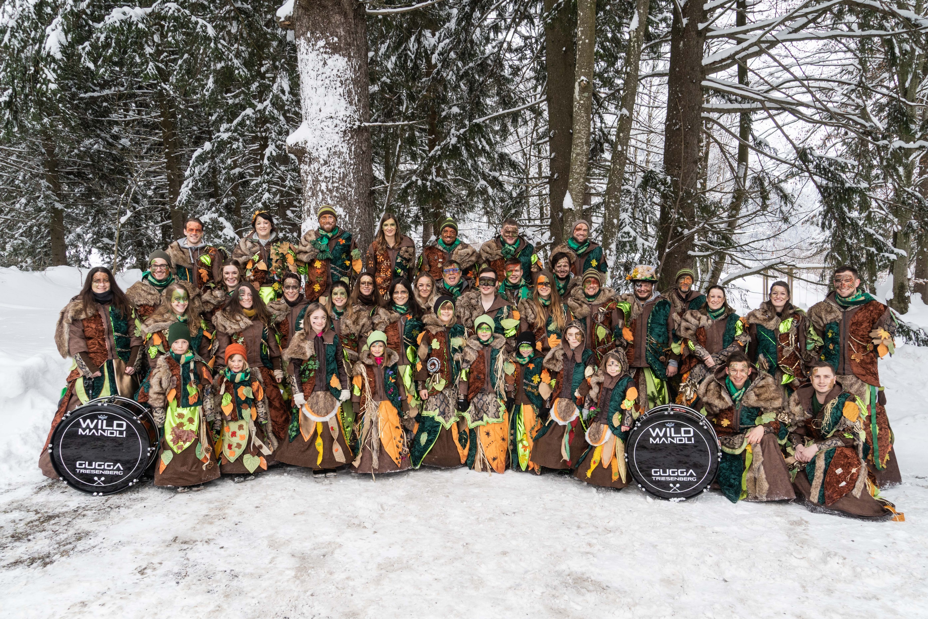 Kleider Wildmandli Guggamusik Triesenberg